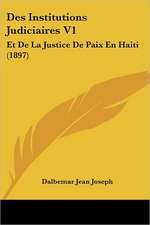 Des Institutions Judiciaires V1