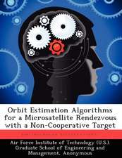 Orbit Estimation Algorithms for a Microsatellite Rendezvous With a Non-Cooperative Target