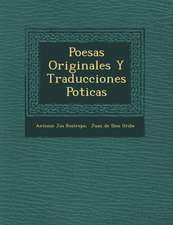 Poes�as Originales Y Traducciones Po�ticas