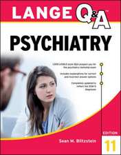 Lange Q&A Psychiatry, 11th Edition