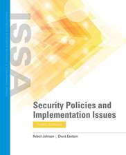 Security Policies and Implementation Issues