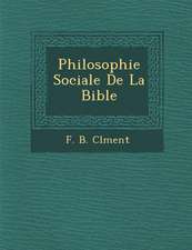 Philosophie Sociale de La Bible