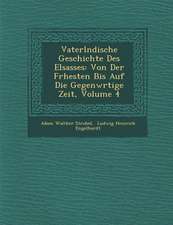 Vaterl Ndische Geschichte Des Elsasses: Von Der Fr Hesten Bis Auf Die Gegenw Rtige Zeit, Volume 4