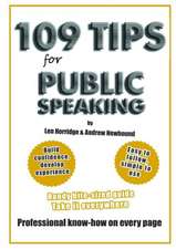 109 Tips for Public Speaking