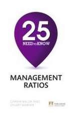 25 Need-To-Know Management Ratios