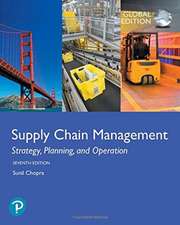 Supply Chain Management: Strategy, Planning, and Operation, Global Edition