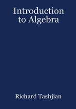 Introduction to Algebra