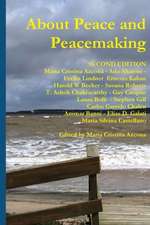 About Peace and Peacemaking