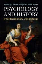 Psychology and History: Interdisciplinary Explorations