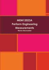 Mem12023a Perform Engineering Measurements