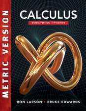 Calculus, International Metric Edition