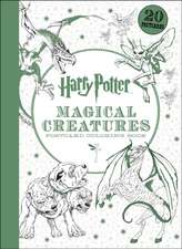 Cărți poștale de colorat Harry Potter Magical Creatures : Postcard Colouring Book