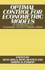 Optimal Control for Econometric Models: An Approach to Economic Policy Formulation