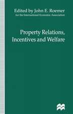 Property Relations, Incentives and Welfare: Proceedings of a Conference held in Barcelona, Spain, by the International Economic Association