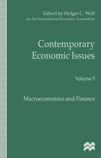 Contemporary Economic Issues: Macroeconomics and Finance