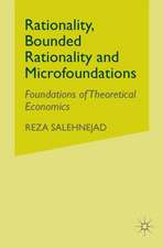 Rationality, Bounded Rationality and Microfoundations: Foundations of Theoretical Economics