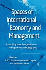 Spaces of International Economy and Management: Launching New Perspectives on Management and Geography