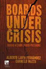 Boards Under Crisis: Board action under pressure