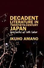 Decadent Literature in Twentieth-Century Japan