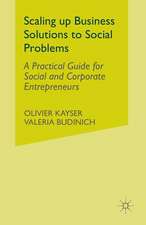 Scaling up Business Solutions to Social Problems: A Practical Guide for Social and Corporate Entrepreneurs