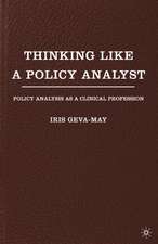Thinking Like a Policy Analyst