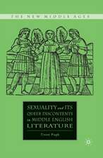 Sexuality and its Queer Discontents in Middle English Literature