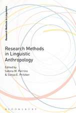 Research Methods in Linguistic Anthropology