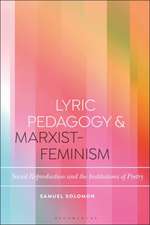 Lyric Pedagogy and Marxist-Feminism