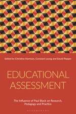 Educational Assessment: The Influence of Paul Black on Research, Pedagogy and Practice