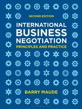 International Business Negotiation: Principles and Practice