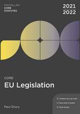 Core EU Legislation 2021-22