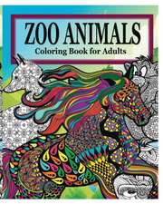 Zoo Animals Coloring Book for Adults