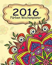 2016 Farben Wochenplaner