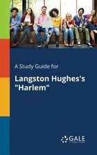 A Study Guide for Langston Hughes's 