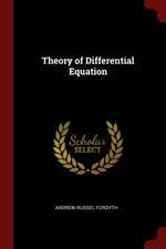 Theory of Differential Equation