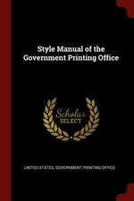 Style Manual of the Government Printing Office