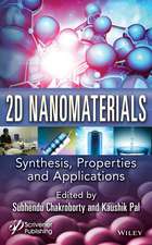 2D Nanomaterials: Synthesis, Properties, and Appli cations