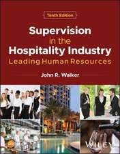 Supervision in the Hospitality Industry