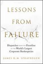 Lessons from Failure