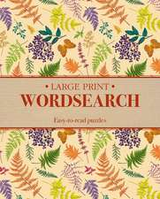 Saunders, E: Large Print Wordsearch