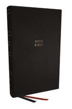 NKJV, Single-Column Reference Bible, Verse-by-verse, Black Bonded Leather, Red Letter, Comfort Print