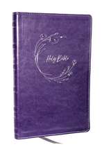 KJV Holy Bible, Ultra Thinline, Purple Leathersoft, Red Letter, Comfort Print