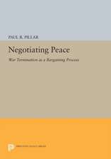 Negotiating Peace: War Termination as a Bargaining Process