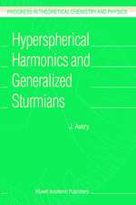 Hyperspherical Harmonics and Generalized Sturmians