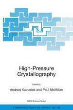 High-Pressure Crystallography