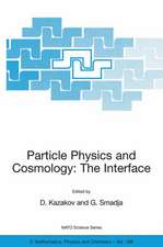 Particle Physics and Cosmology: The Interface