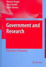 Government and Research: Thirty Years of Evolution