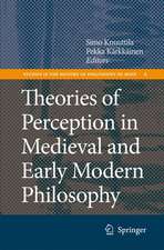 Theories of Perception in Medieval and Early Modern Philosophy