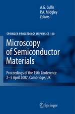 Microscopy of Semiconducting Materials 2007: Proceedings of the 15th Conference, 2-5 April 2007, Cambridge, UK