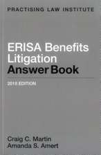 Erisa Benefits Litigation Answer Book 2018